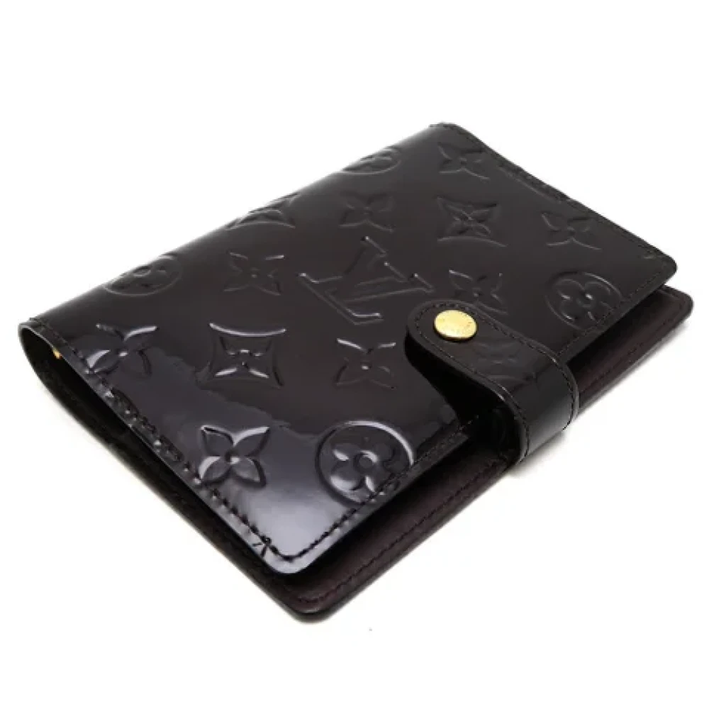 Louis Vuitton Vintage Pre-owned Leather home-office Black Dames