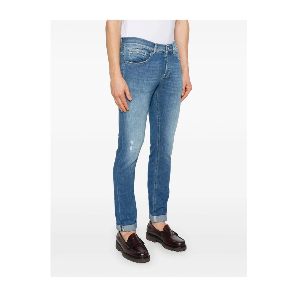 Dondup Blauwe Jeans voor Mannen Blue Heren