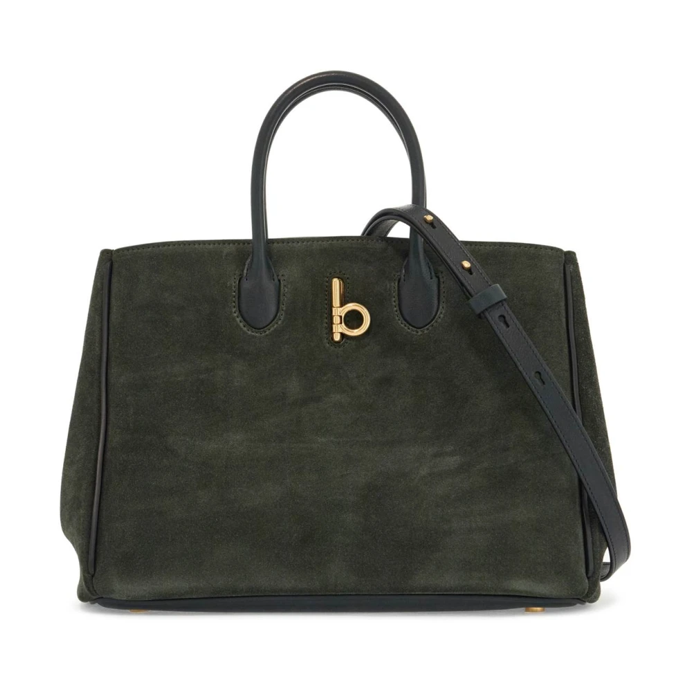 Burberry Suede Rocking Horse Tote Bag Green, Dam