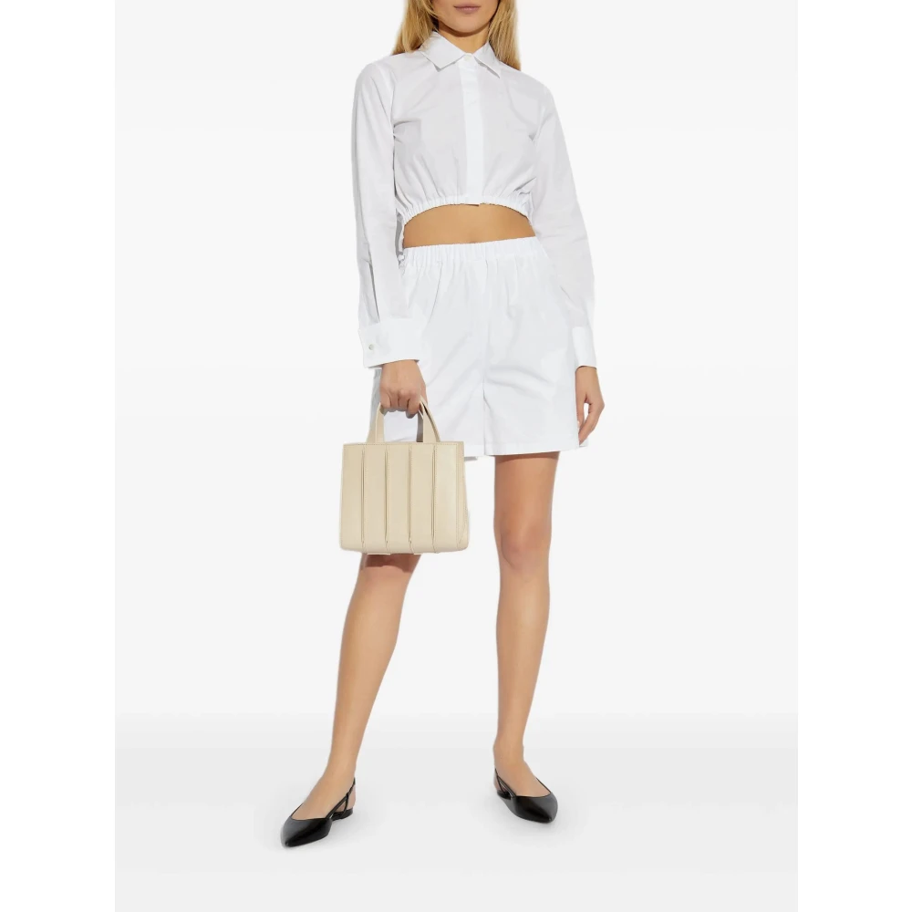 Max Mara Wit Optisch Antiope Stijlvolle Top White Dames