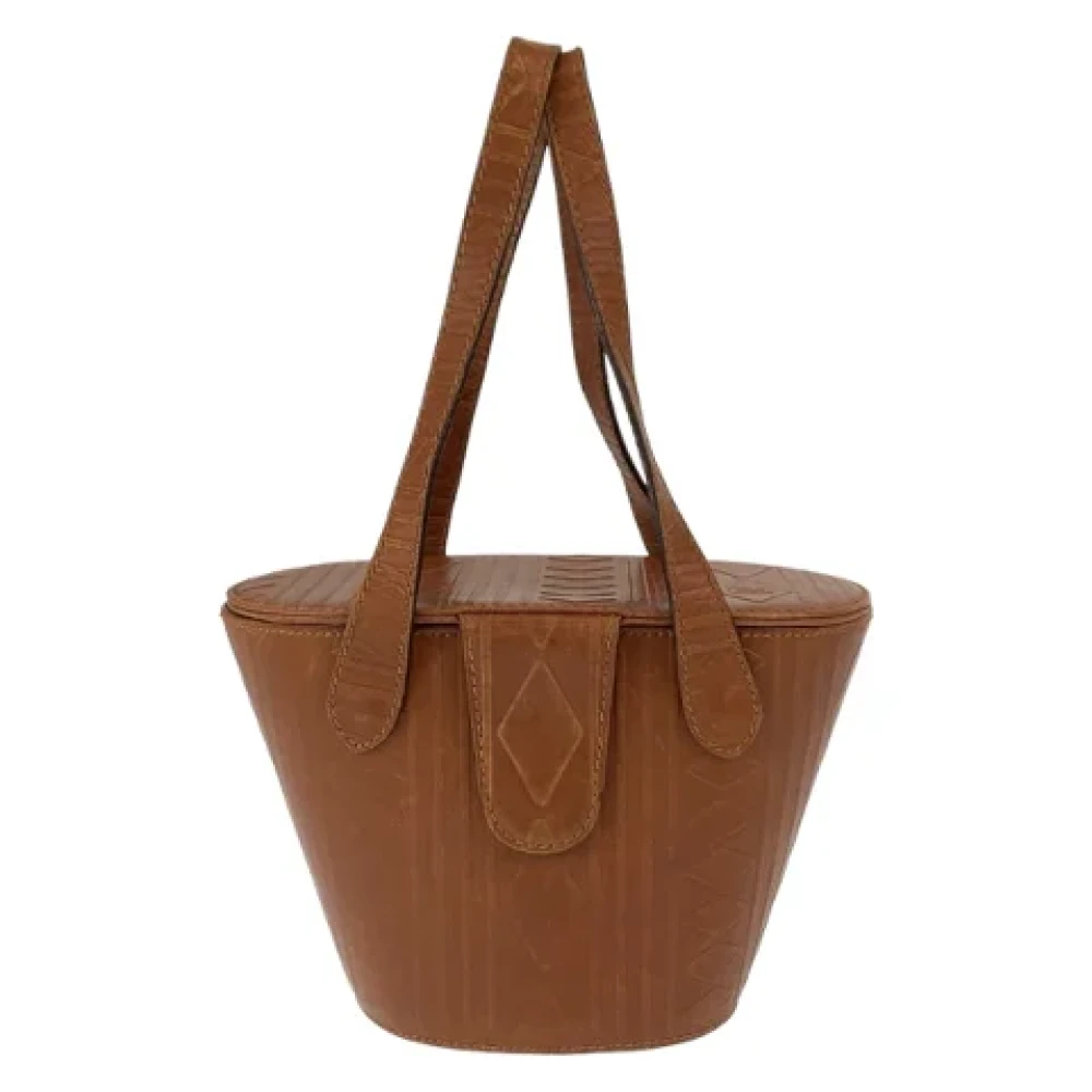 Fendi Vintage Pre-owned Leather fendi-bags Brown Dames