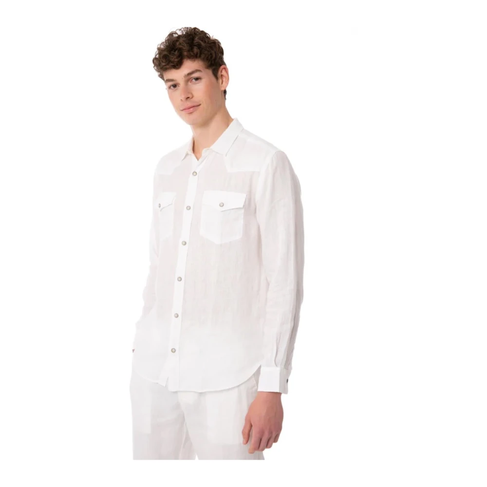 MC2 Saint Barth Witte Overhemd White Heren
