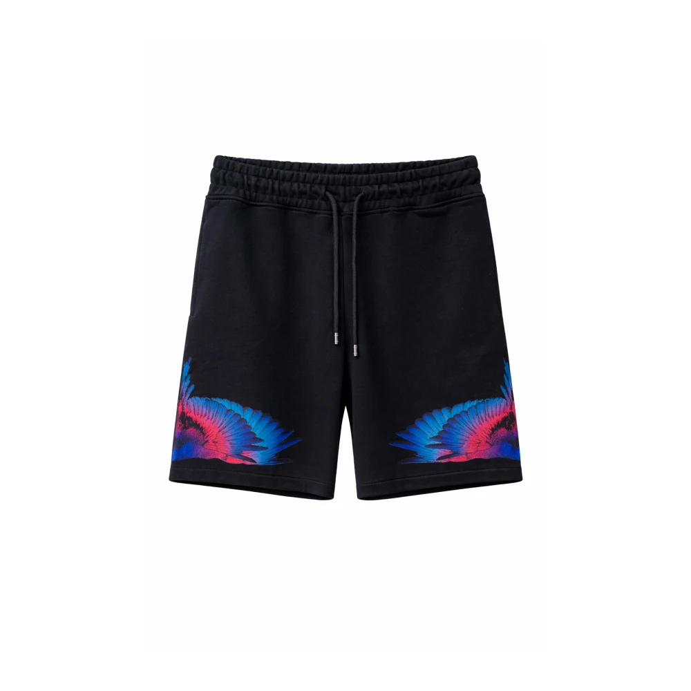 Marcelo Burlon Black Sweetshorts - Male - Casual Shorts - Xl - Shorts