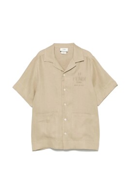 brown-linen-embroidered-kid-shirt