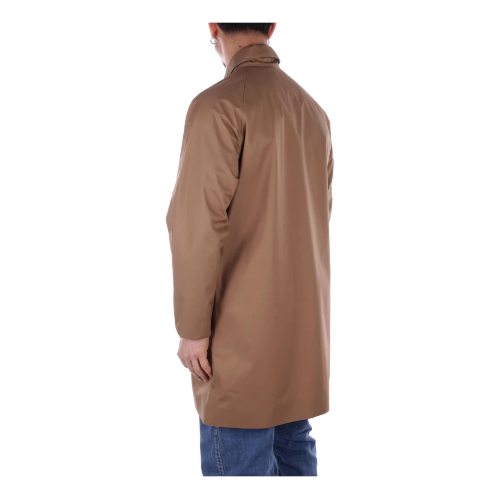 Barbour Single-Breasted Coats Brown Heren