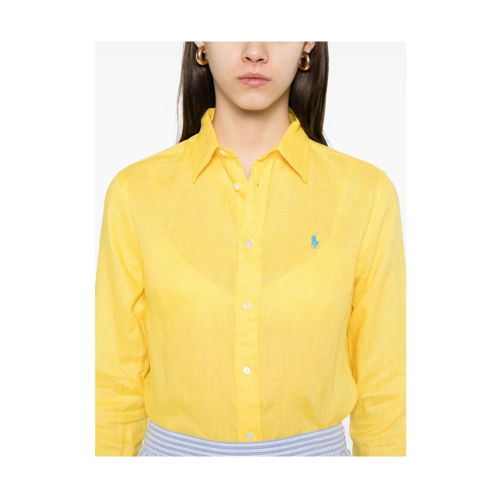 Ralph Lauren Overhemd Yellow Dames