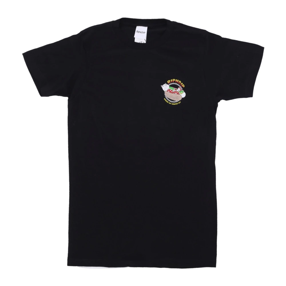 Ripndip Zwarte Heren T-shirt met Print Black Heren