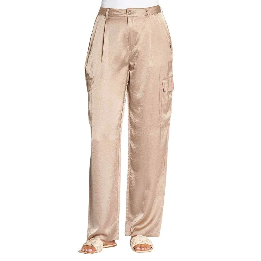 Zhrill Stijlvolle Broek Zhline Beige Dames