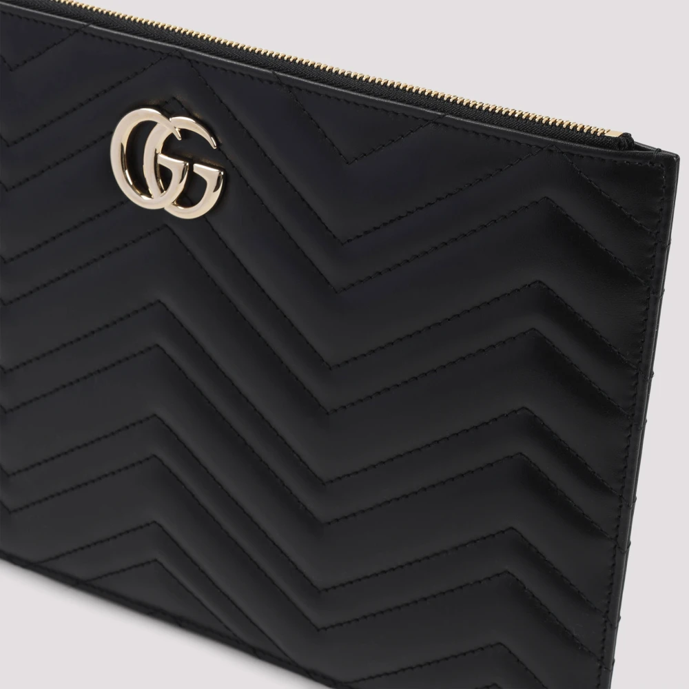 Gucci Zwarte Pouch Tas Black Dames