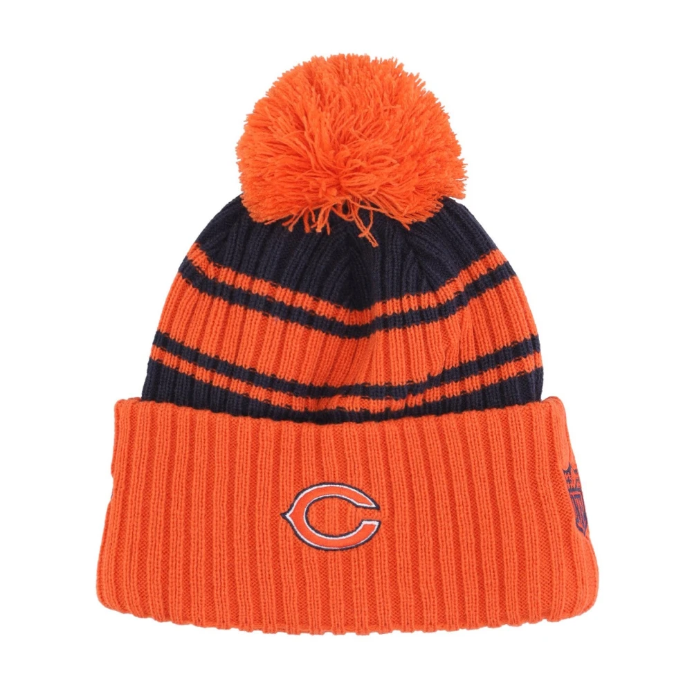 new era Chicago Bears Pom Beanie Hat Multicolor Unisex