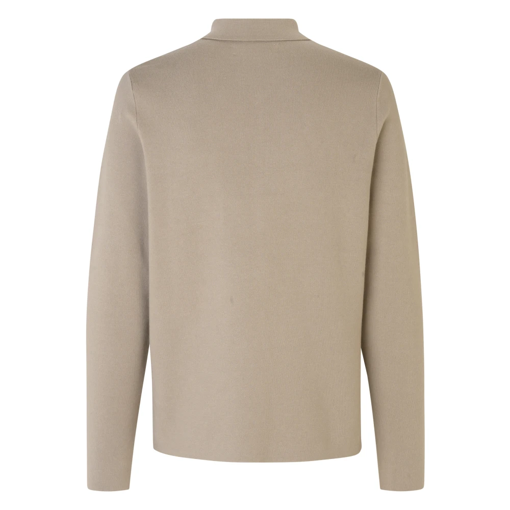 Samsøe Cashmere Ritsvest Beige Heren