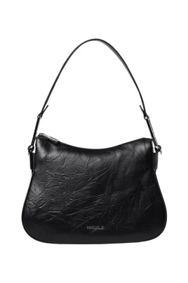 black-shoulder-bag-zip-closure
