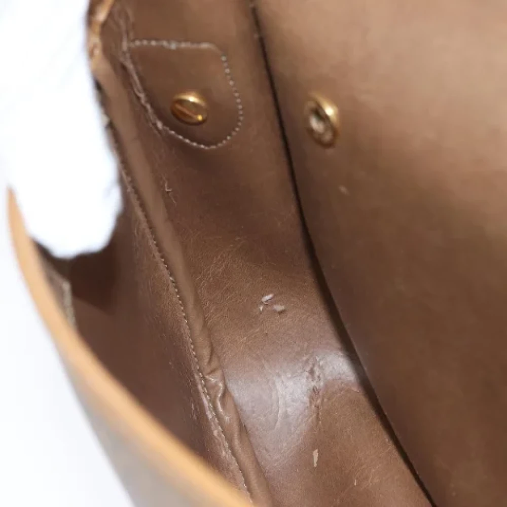 Dior Vintage Pre-owned Leather dior-bags Brown Dames