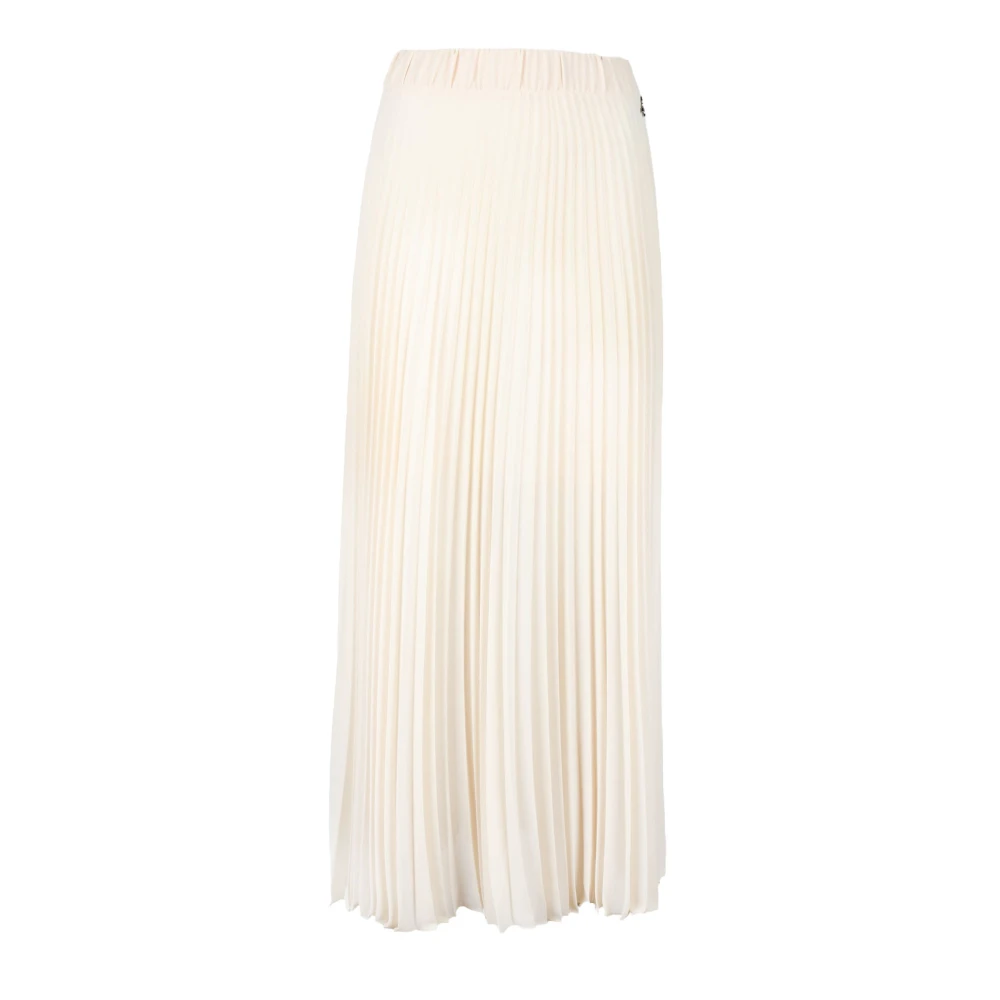 PATRIZIA PEPE Elegante Polyester Rok Beige Dames