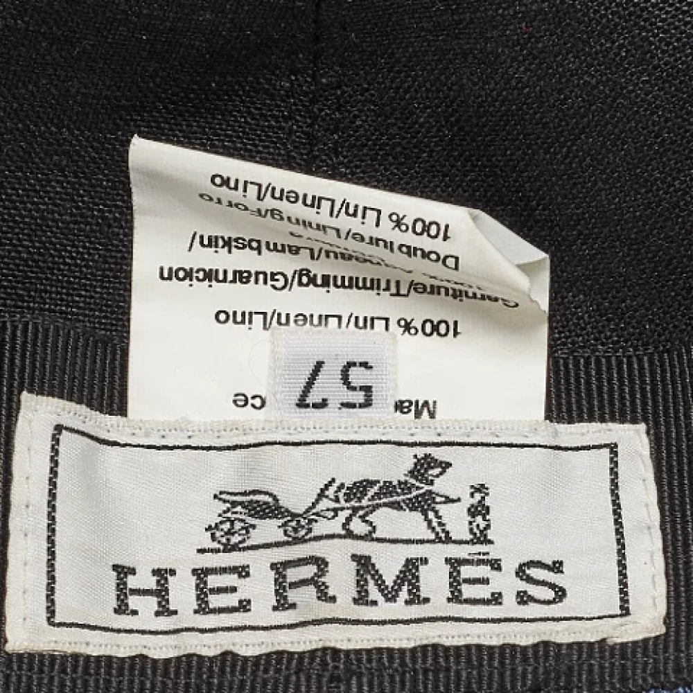 Hermès Vintage Pre-owned Fabric hats Blue Dames