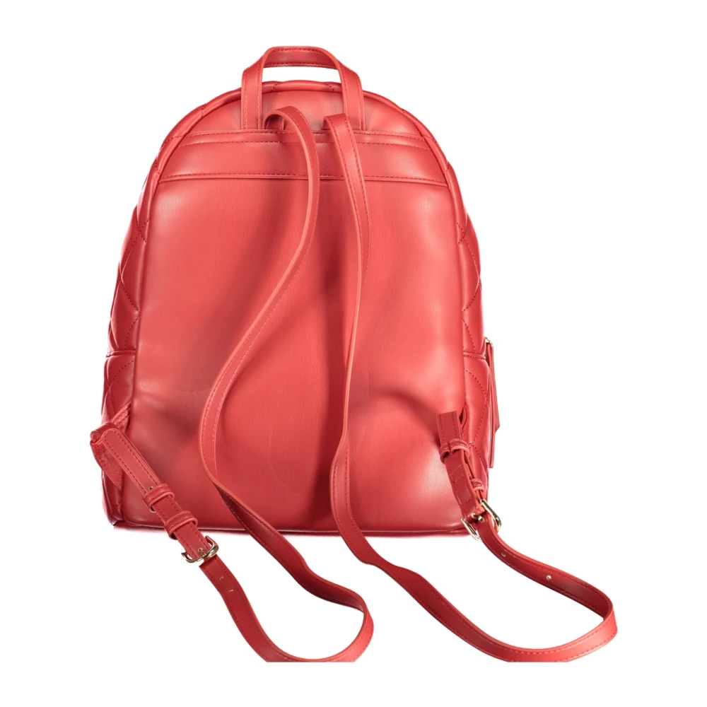 Valentino by Mario Valentino Rode Rugzak met Verstelbare Banden Red Dames