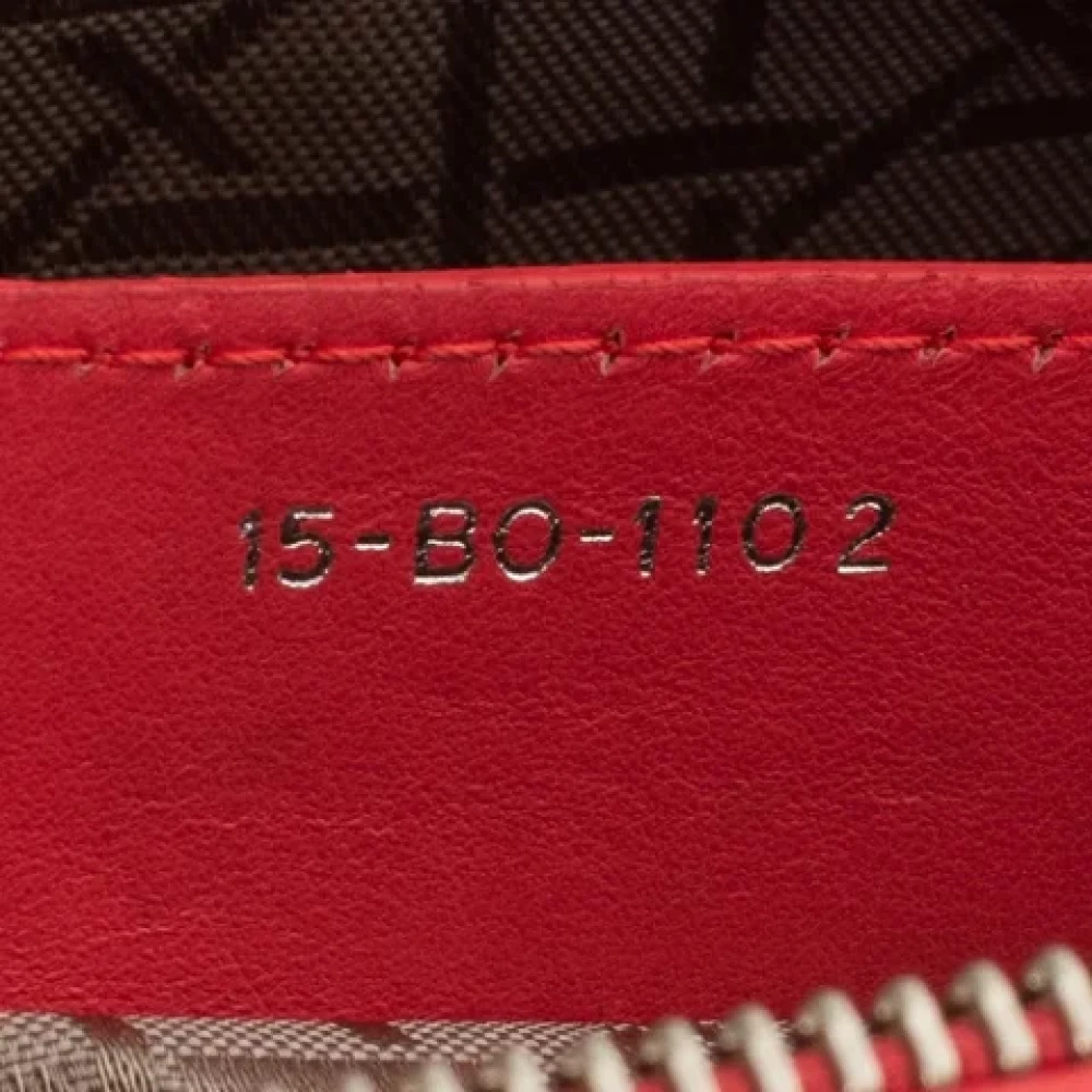 Dior Vintage Pre-owned Leather dior-bags Pink Dames