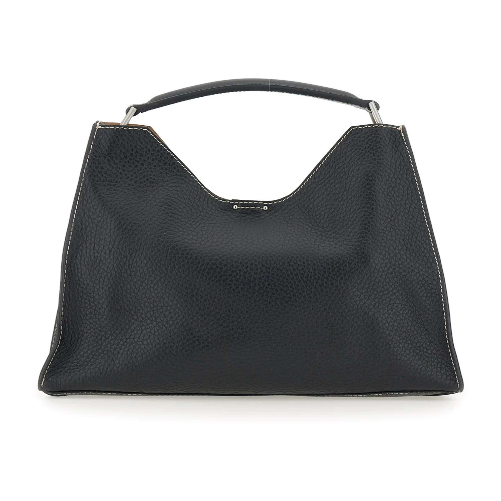 Gianni Chiarini Zwarte Leren Handtas Black Dames
