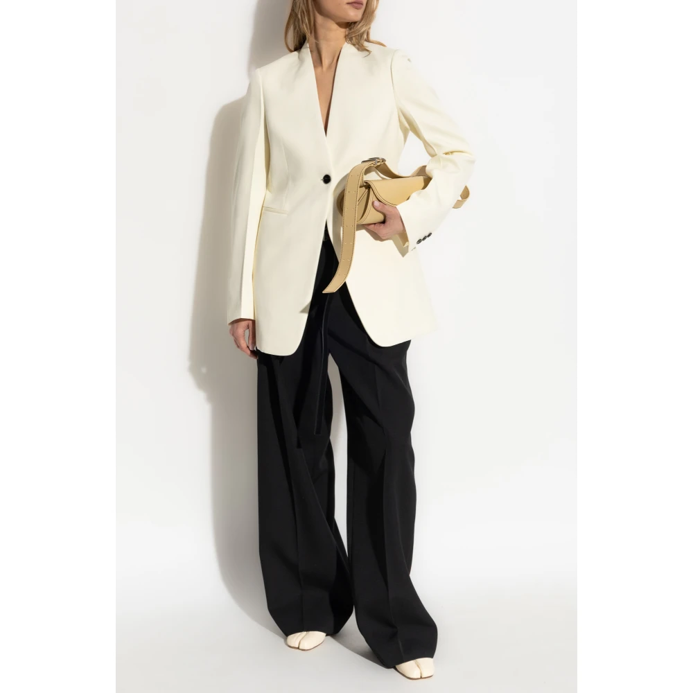 Jil Sander Wollen blazer Beige Dames