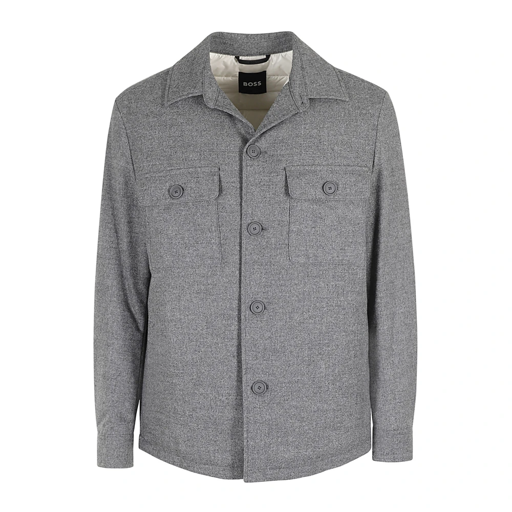 Hugo Boss Lana Overshirt Gray Heren