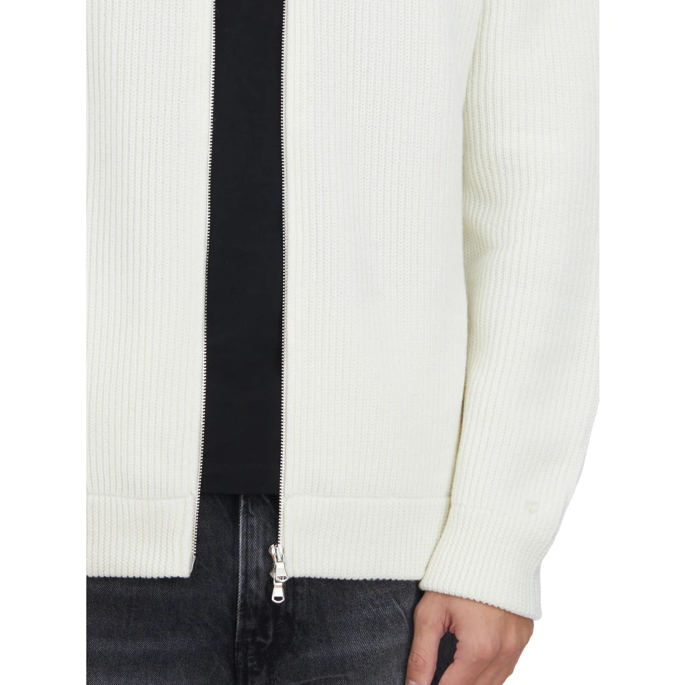 Seven Gauge Engelse Kust Zip Trui Beige Heren