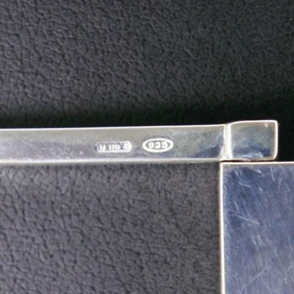 Gucci Vintage Pre-owned Stainless Steel key-holders Gray Dames