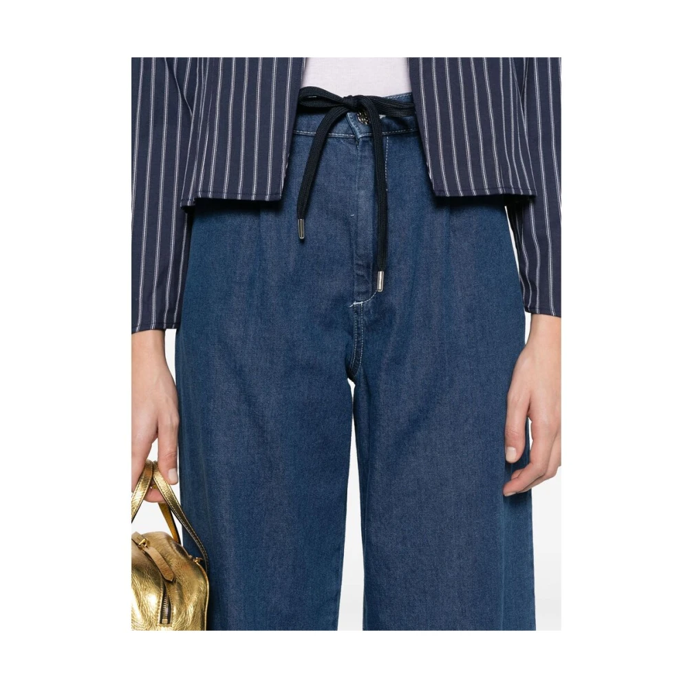 BAUM UND PFERDGARTEN Indigo Blauwe Voorste Knoop Jeans Blue Dames