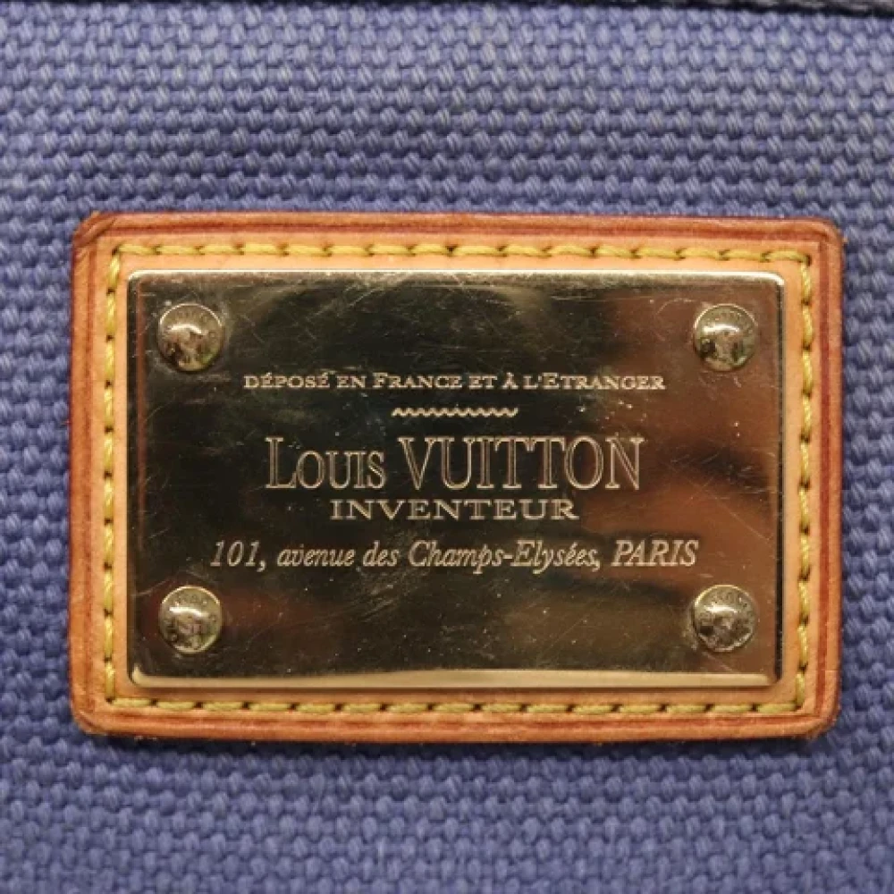 Louis Vuitton Vintage Pre-owned Canvas clutches Blue Dames