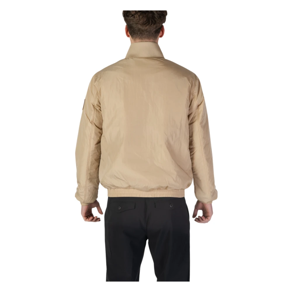 Calvin Klein Jeans Mannen Herfst Winter Jassen Collectie Beige Heren