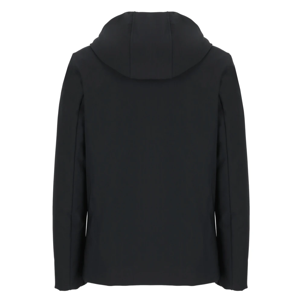 RRD Zwarte Gewatteerde Jas met Capuchon Black Heren