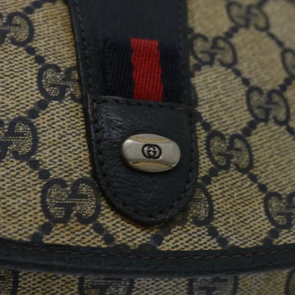 Gucci Vintage Pre-owned Leather clutches Blue Dames