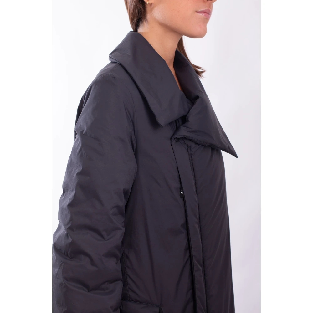 Y-3 Zwarte Gewatteerde Primaloft Jas Black Dames