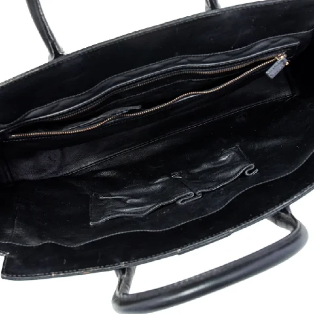 Gucci Vintage Pre-owned Leather totes Black Dames