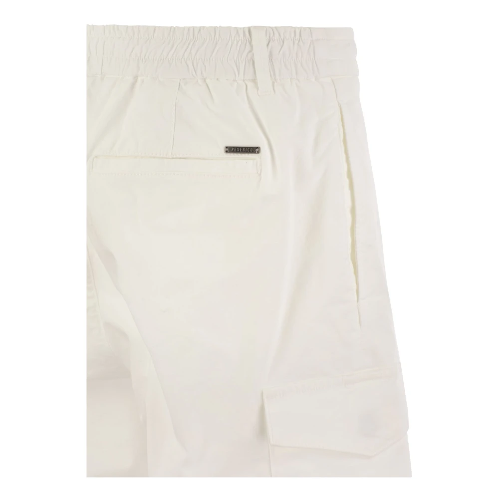 PESERICO Casual Shorts White Heren