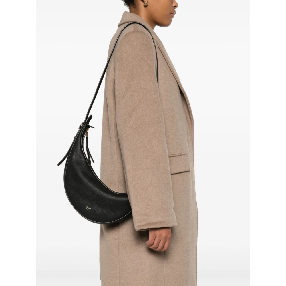 Khaite Zwarte Schoudertas Black Dames