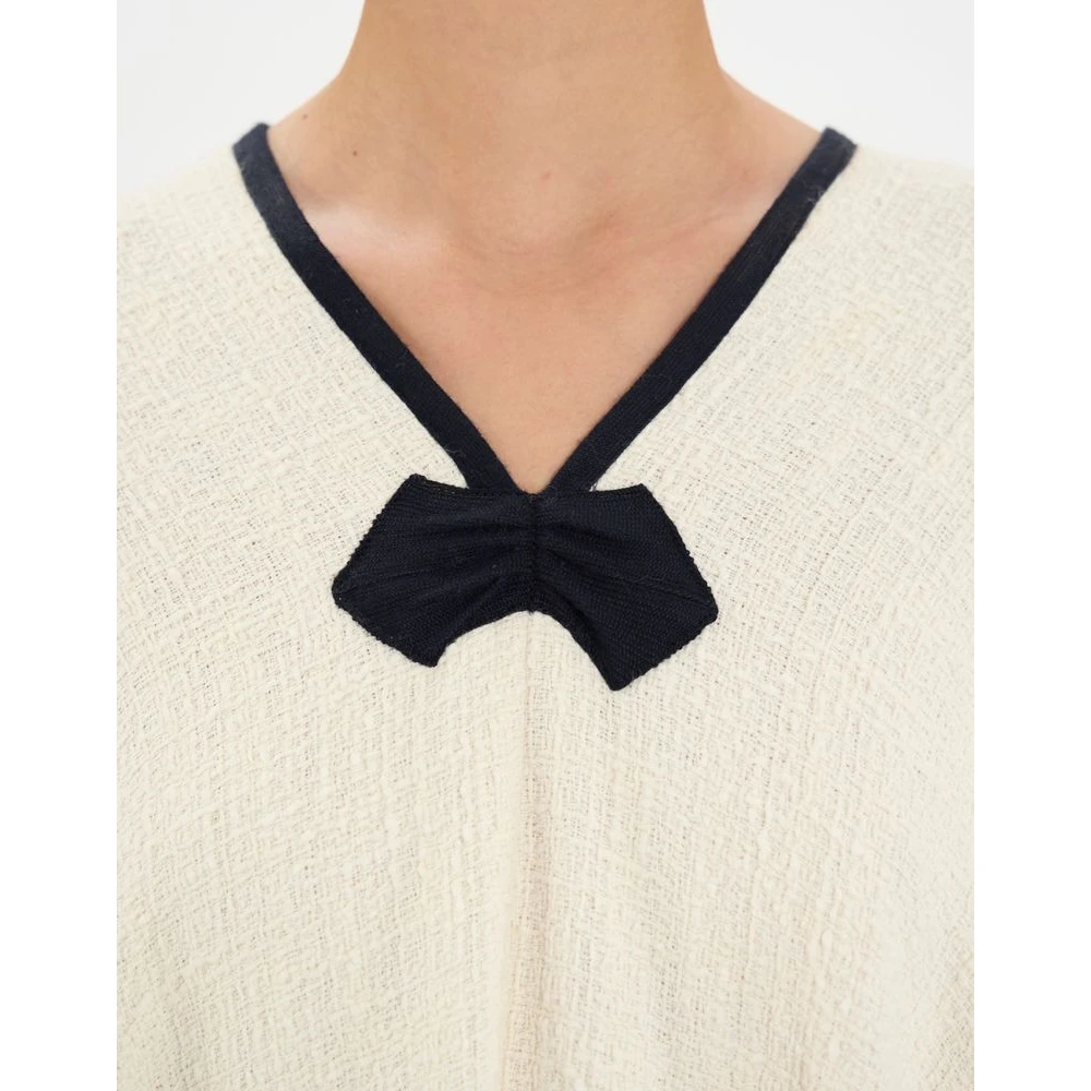 Ines De La Fressange Paris Gonzalo katoenen poncho Beige Dames