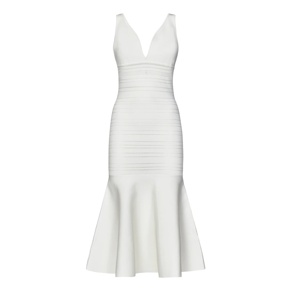 Victoria Beckham Midi Dresses White Dames