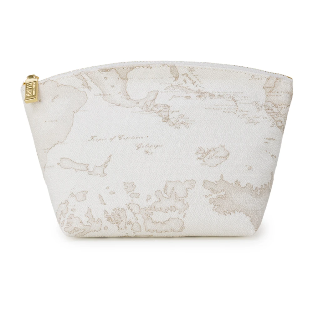Alviero Martini 1a Classe Stijlvolle Print Patroon Handtas met Rits White Dames