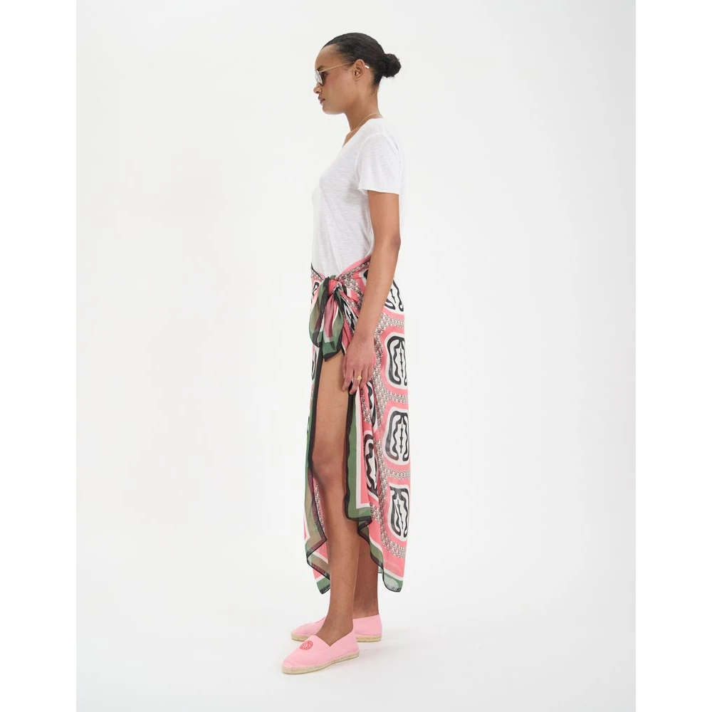 Ines De La Fressange Paris Pareo Flore met eikenbloesem patroon Multicolor Dames