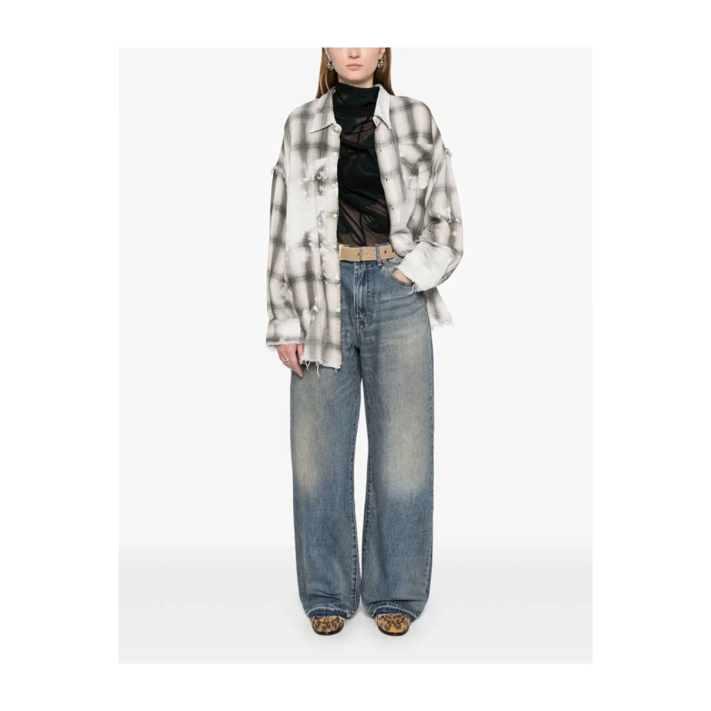 R13 Indigo Losse Jean Blue Dames