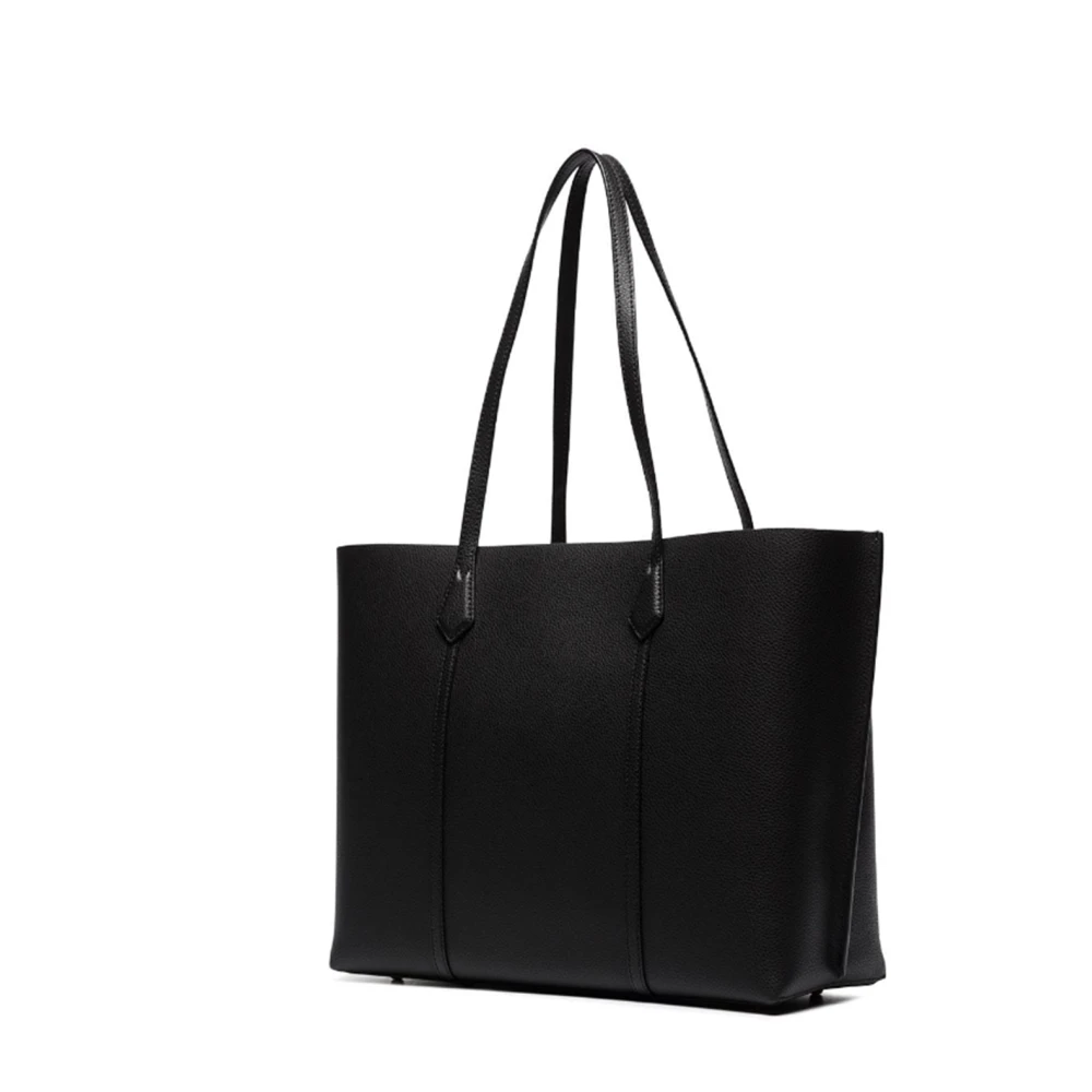 TORY BURCH Zwarte leren Perry schoudertas Black Dames
