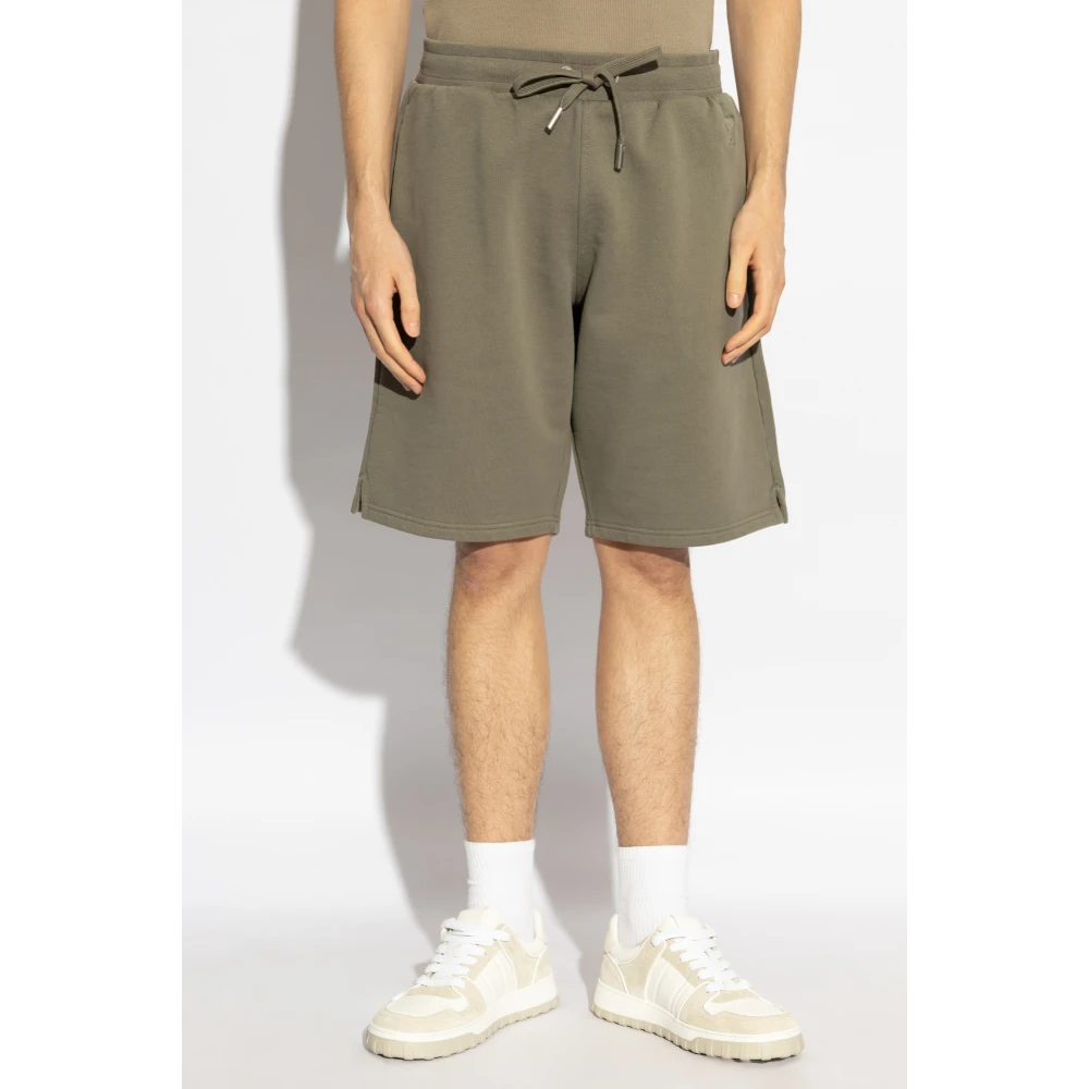 Ami Paris Logo Shorts Green Heren