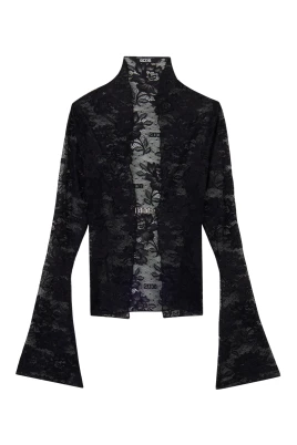 Flared Lace Shirt
