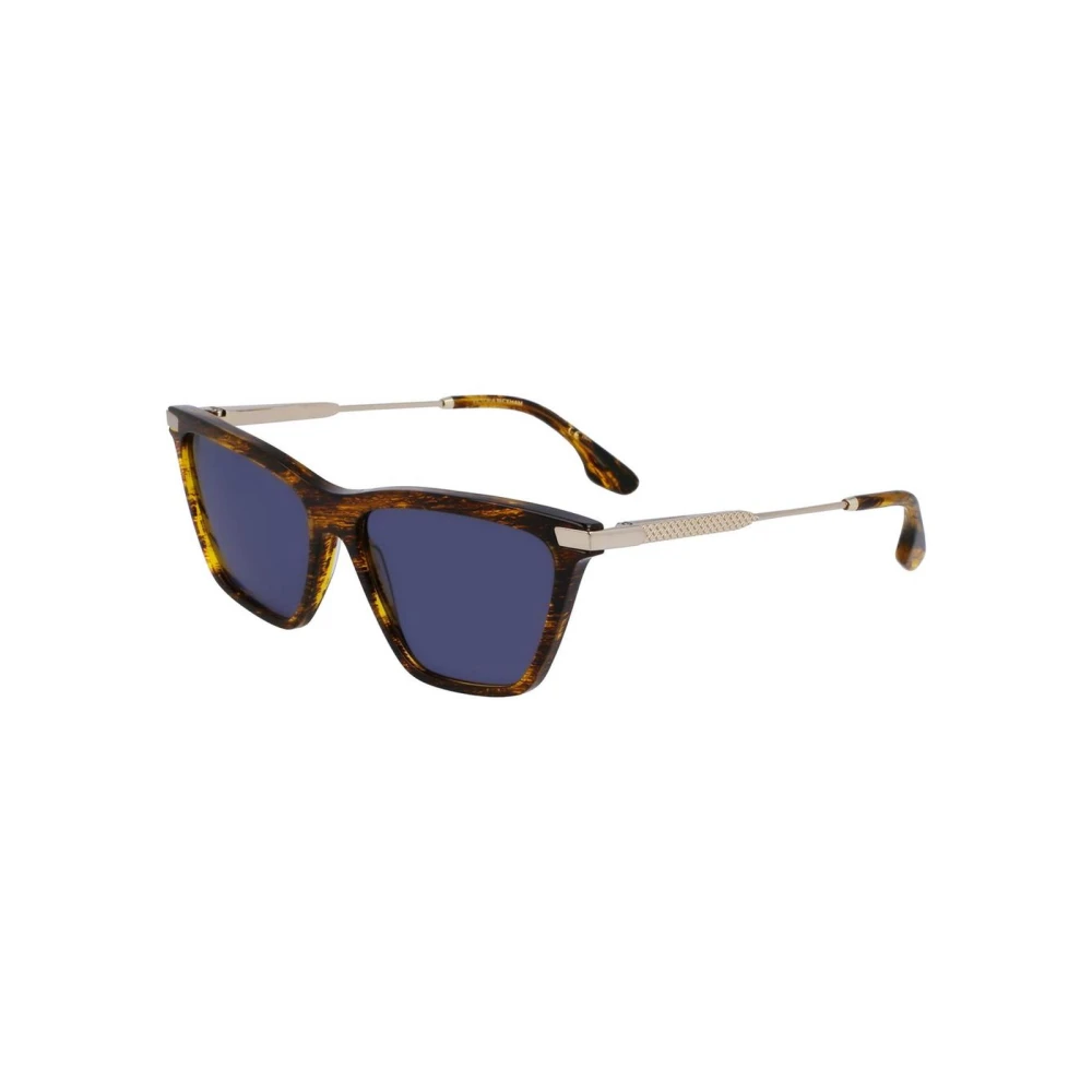 Victoria Beckham Women's Yellow Sunglasses, One Size, Acetate Frame Sunglasses