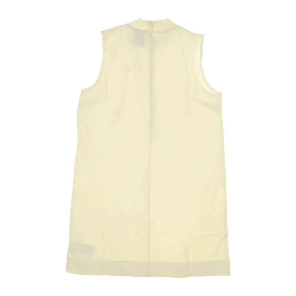 Nike Sporty Mouwloze Jurk Beige Dames