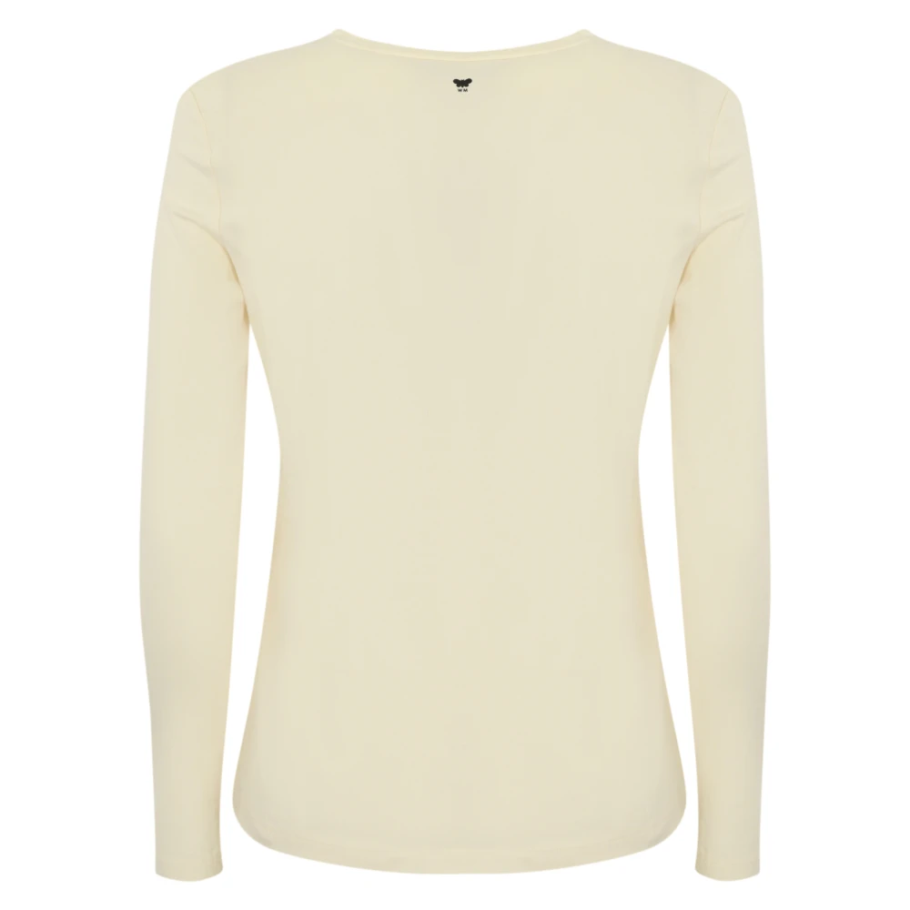 Max Mara Weekend Gedrukt katoenen shirt met lange mouwen White Dames