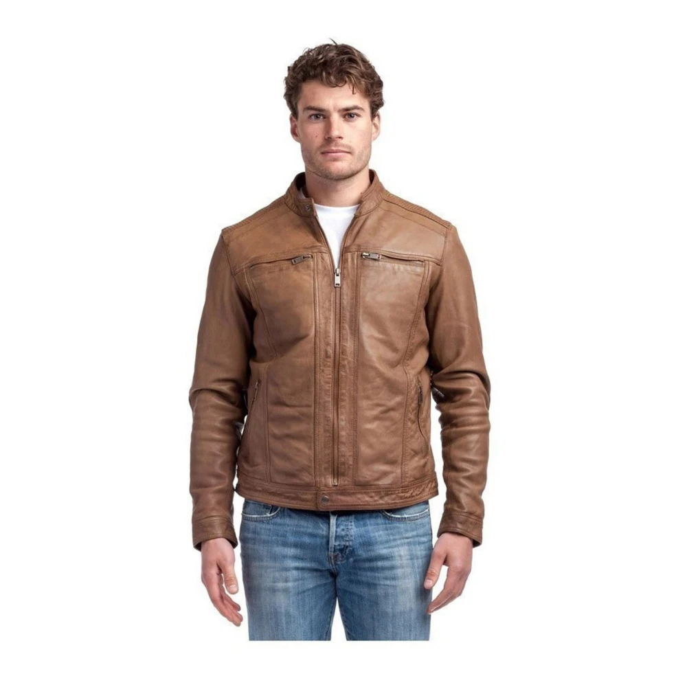 Jackets > Leather Jackets - - Le Temps Des Cerises - Modalova