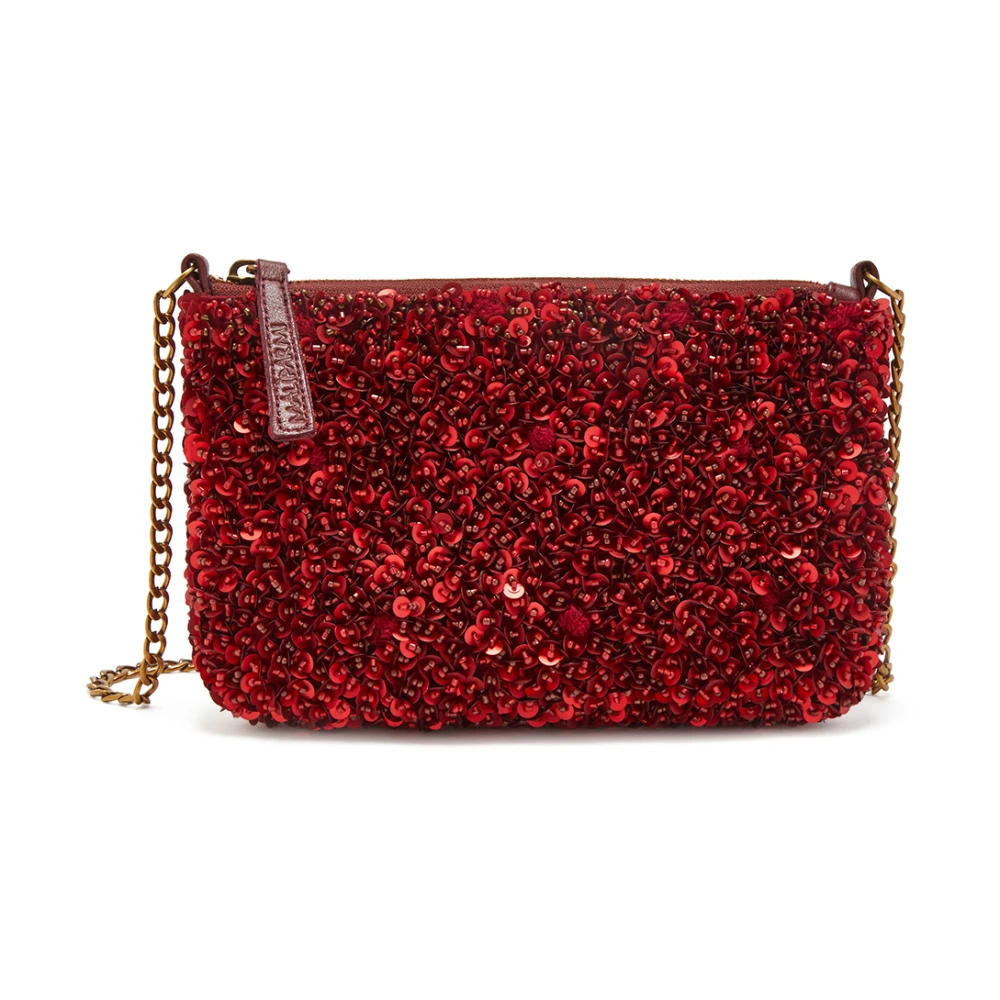 Maliparmi Tweed Paillettes TAS Red Dames