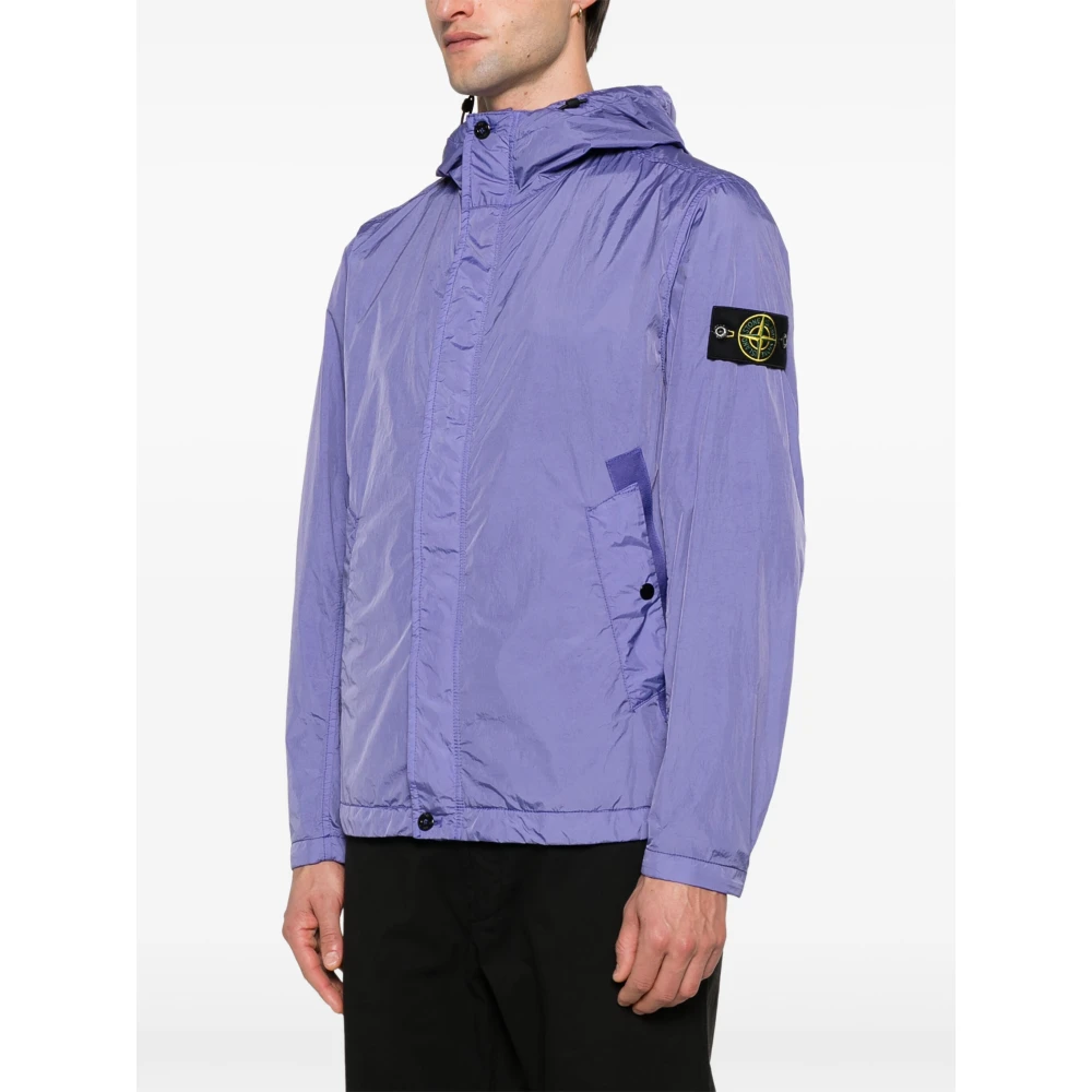 Stone Island Stijlvolle Kledingcollectie voor Mannen Purple Heren
