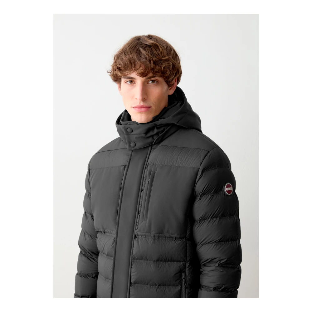 Colmar Zwarte Winterjas met Afneembare Capuchon Black Heren